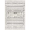 thumbnail image 3 of Hauteloom Bahar Living Room, Bedroom Machine Washable Area Rug - Bohemian Modern Farmhouse - Moroccan Transitional - Ivory, Gray, Off White - 7'10" x 10'1", 3 of 14