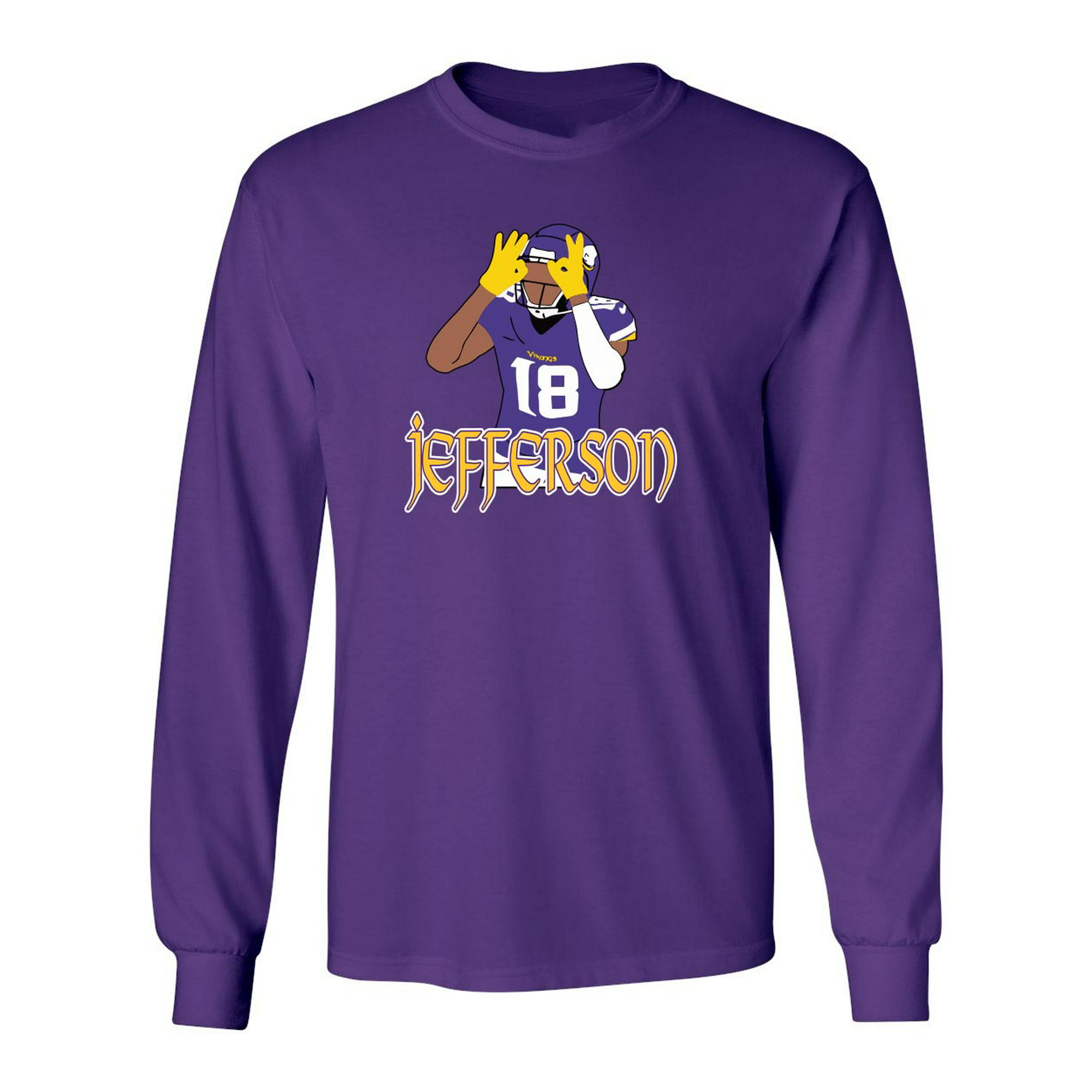 Shedd Shirts Long Sleeve Purple Jefferson Minnesota TD Dance T-Shirt
