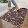 thumbnail image 4 of Dark Christmas Drink and Cookie Pattern Door Rugs,Washable Non Slip Door Mats Indoor,Decorative Door Mats,Entry Mat Indoor for Entrance,Bedroom,Kitchen,Bathroom,17"x30", 4 of 6