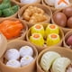 thumbnail image 3 of Juego de comida para juegos de simulación, juego de comida falsa, surtido de comida de cocina para niños, 3 of 8