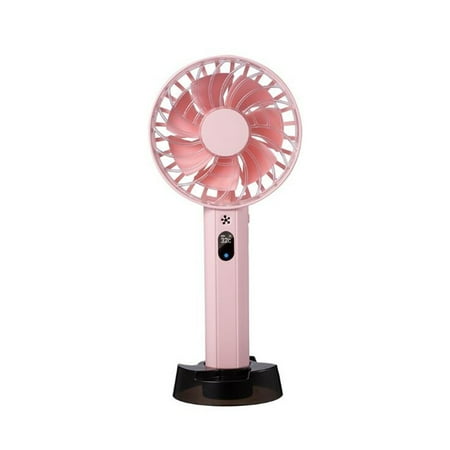 

RnemiTe-amo Deals！Cooling Fan 2021 Portable Usb Digital Display Negative Ion Handheld Fan Temperature Display