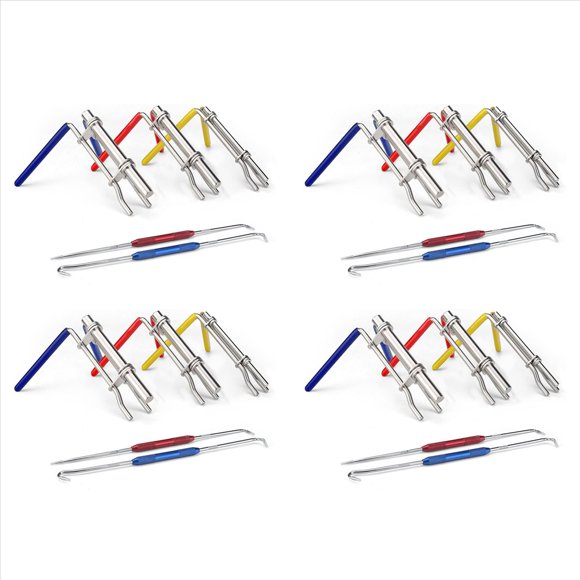 20X Kit Herramientas Instalación Sello Varilla Cilindro Hidráulico, Herramienta Sello Glándula Reparación Reconstrucción Cilindro Hidráulico, Juego Herramientas Torsión Sello