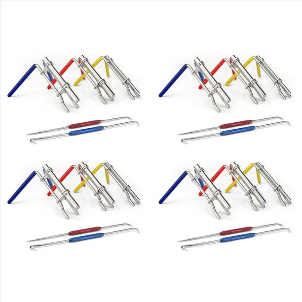 20X Kit Herramientas Instalación Sello Varilla Cilindro Hidráulico, Herramienta Sello Glándula Reparación Reconstrucción Cilindro Hidráulico, Juego Herramientas Torsión Sello