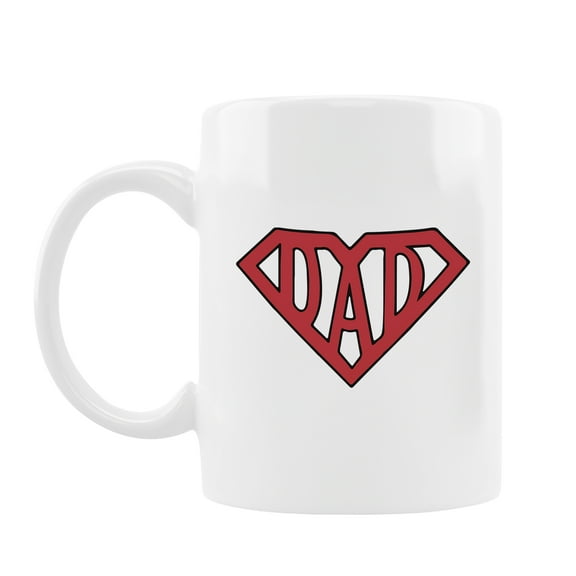 Best Gift for Dad Coffee Mug, Dad Hero Love Tea Cup, Funny Fathers Day, Birthday Gift for Dad