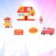 thumbnail image 2 of EeaseMX adornos para tarta de camión de bomberos con temática de héroe del fuego, divertidos insertos de postre, palillos de frutas, decoración para cupcakes, para festivales, fiestas y reuniones., 2 of 7
