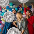 thumbnail image 5 of Globos de discoteca grandes ShuxiuWang 22 pulgadas Láser plateados 4D, 5 of 5