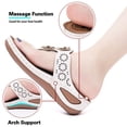 thumbnail image 4 of Womens Wedge Sandals Flip-Flops Comfortable Arch Support Massage Particle Platform Shoes, 4 of 6