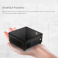 thumbnail image 4 of Msi Cubi 5 Mini Business Desktop, Intel Core i5-1235U, 16GB RAM, 256GB SSD, Windows 11 Pro, Black, 4 of 6