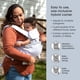 thumbnail image 3 of Boppy ComfyGrow Portabebés, 7-35 libras, gris paloma, recién nacido a niño pequeño con 3 posiciones de transporte, asiento ajustable en 3 etapas y soporte para la cabeza, tela de algodón, 3 of 5