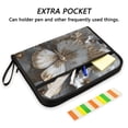 thumbnail image 2 of Organ Folder 14.2 x 0.8 x 10.6 Inches 13 Separate Pockets A4 Size Documents Folder A Sort Storage File Manager For The Home Office 3d Butterflies, 2 of 7