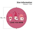 thumbnail image 3 of Bingfone Vintage Love You Mom Leather Drinks Coasters With Set Of 6,Suitable For Home Kitchen,Coffee Cup Coasters Home Gift, 3 of 9