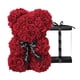 thumbnail image 3 of Oso de flores creativo para boda, oso de peluche rosa para amante, mamá, de hija e hijo. Rojo, 3 of 9