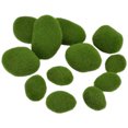 thumbnail image 3 of Moss Ball  Small Middle Big Moss Rock 12 Pcs Artificial Moss Stones Moss Ball Small Middle Big Moss Rock Green Moss Balls Decorative Simulation Moss For Flower Pot Garden, 3 of 8