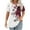 Multicolor, variant on Womens Tops Dressy Casual Short Sleeve V Neck Ladies Tops And Blouses Petite Shirts for Women Dressy Casual Work