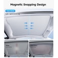 thumbnail image 5 of Wigoo Tesla New Model Y Juniper Accessories Sunshade Roof [Never Sag, Nano Ice-Crystal Coatings] 3-Gen Heat Insulation Glass Roof Sun Shade Accessories,Gray, 5 of 8