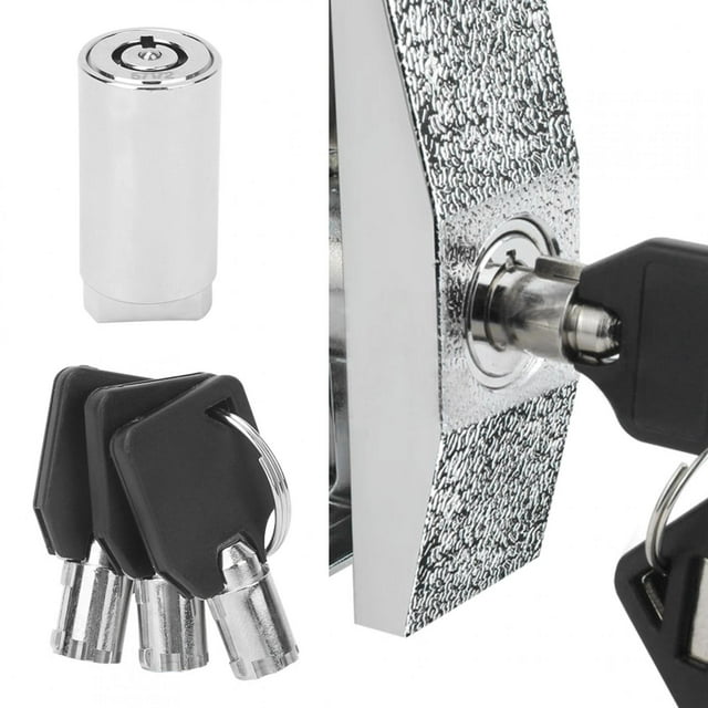 Cilindro de bloqueo de máquina expendedora de llave de apertura única, aleación de Zinc, Color cromado, para máquinas de venta automática, caja de seguridad para tanque Industrial