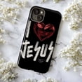 thumbnail image 5 of I Love Jesus Phone Case, Christian Faith Religious Quote iPhone Cover, Heart of Jesus Bible Verse Gift Case for iPhone 17 16 15 14 13 12 11 Pro Max Mini, 5 of 6