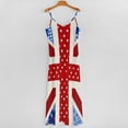 thumbnail image 5 of British Flag with Patterned Quilt Design Sleeveless Dress Loose Women's Dress Dresses Luxury Evening Dresses, 5 of 9