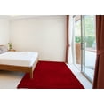 thumbnail image 6 of Sweet Home Stores Cozy Solid 5x7 Indoor Shag Area Rug, 5'3" x 6'11", Red, 6 of 11