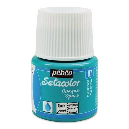 

Pebeo Setacolor Fabric Paint - Turquoise Opaque 45 ml bottle