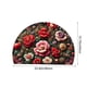 thumbnail image 3 of Uuiauoio Half Circle Bath Mat Non-Slip, Bathroom Rugs, Rubber Backing Absorbent Quick Dry Machine Washable Carpet for Bathroom Floor, Bedroom Home Decor 16" x 24", 3 of 6