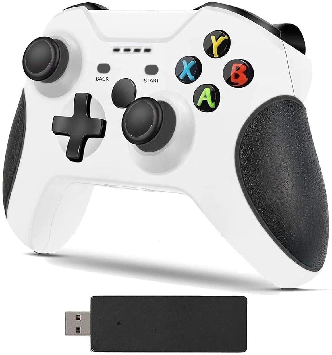  YCCSKY Controlador inalámbrico para Xbox 360 con receptor,  controlador de juego de 2.4 GHZ Control remoto inalámbrico 360 Controlador  de Gamepad Joystick para Xbox 360 Slim y PC con Windows 7/8/10 (