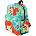 thumbnail image 3 of Disney The Little Mermaid Ariel & Flounder 12" Deluxe Print Daypack Backpack Bag, 3 of 3