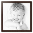 thumbnail image 2 of ArtToFrames 24x24 Inch Walnut Picture Frame, This Brown Wood Poster Frame is Great for Your Art or Photos, Comes with 060 Plexi Glass (4106), 2 of 8