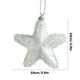 thumbnail image 3 of White Foam Christmas Tree Pendant With Small Glitter Christmas Gift Package Decoration With Built-in Lanyard, 3 of 6