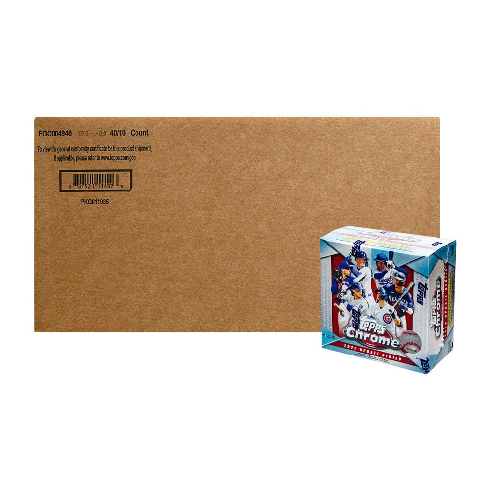2022 Topps Chrome Update Series Baseball Mega 40Box Case