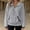 Gray, variant on Hrsba Womens Sweatshirts Coat Solid Color Winter Long Sleeve Fleece Loose Turn Down Collar Sweatshirt with Pocket Top Casual Wear
