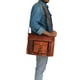 Jaald Lederen Messenger Bag Laptop Case Kantoor Aktetas Gift voor Mannen Computer Noodlijdende Schoudertas