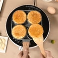 thumbnail image 5 of Reheyre Easy to Clean Rustproof Frying Pan - Anti-rust - Wear-resistant - Four-well Egg Breakfast Pan - for Kitchen, 5 of 8