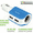 Blue, variant on Cellet Universal High Power 15 Watt 3.1 Amp Dual Usb Car Charger - Blackwhite