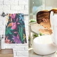 thumbnail image 6 of Hand Towels Colorful Flower Background Patterned 2 PCS, Cotton Bath Towel for Drying Face Hands Body Decorative Water Absorbent Lightweight Towels for Bathroom Ktichen Travel Gym, 16"x28", 6 of 6