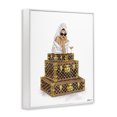 thumbnail image 2 of Stupell Industries Contemporary Luxury Bathrobe Girl & Champagne White Framed Giclee Art, 16 x 20, by Ziwei Li, 2 of 7