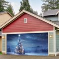 thumbnail image 2 of WANGJIAOID Christmas Garage Door Decoration Christmas Garage Door Banner Mural Cover 7 X 16 Feet Large Merry Christmas Sign For Christmas Holiday Party H, 2 of 4