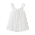 thumbnail image 1 of B91xZ Robe Maxi Fille Manches à Volants Extensible Ligne A Évasée Robe de Soirée, Blanc 3-4 Ans, 1 of 4