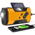 thumbnail image 4 of Functional Emergency Radio Hand Crank Solar Powered AM/FM/WB 2000mAh Battery Backup Reading Lamp Flashlight and Alarm Digital Functional Emergency Hand Cranked Radio Powe, 4 of 4
