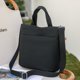 thumbnail image 4 of Bolso de mano para mujer, bolso de mano de lona a la moda de gran capacidad, bolso de mensajero sólido (negro), 4 of 6