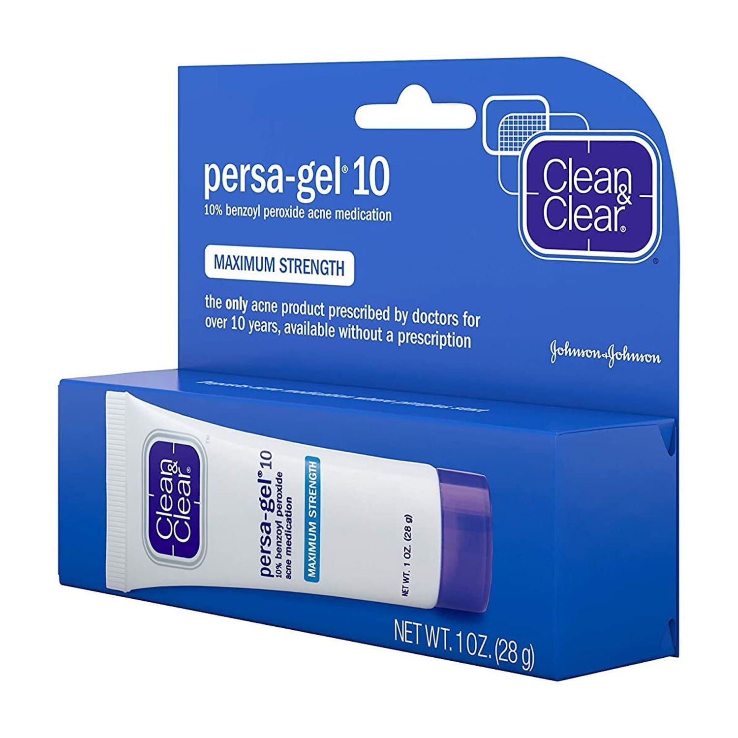 Clean & Clear, Persa-Gel 10 Acne Medication Treatments, Maximum