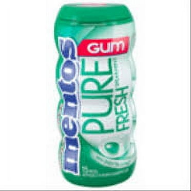 Mentos Pure Fresh Sugar-Free Chewing Gum, Spearmint (Pack of 32)