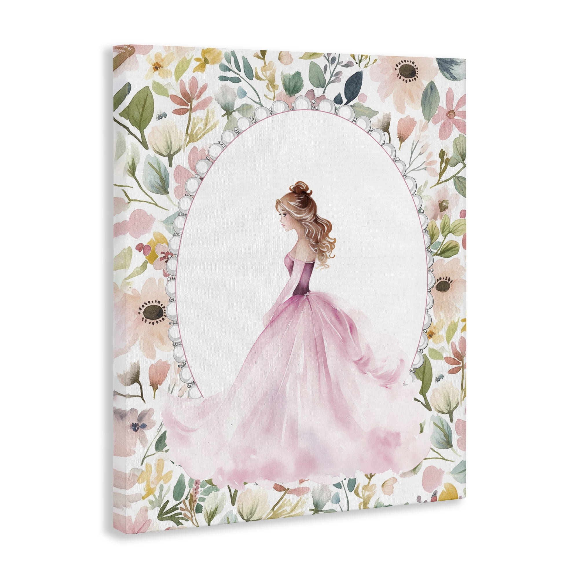 Stupell Industries Elegant Princess Love Canvas Wall Art, design by Christine Simpson Art