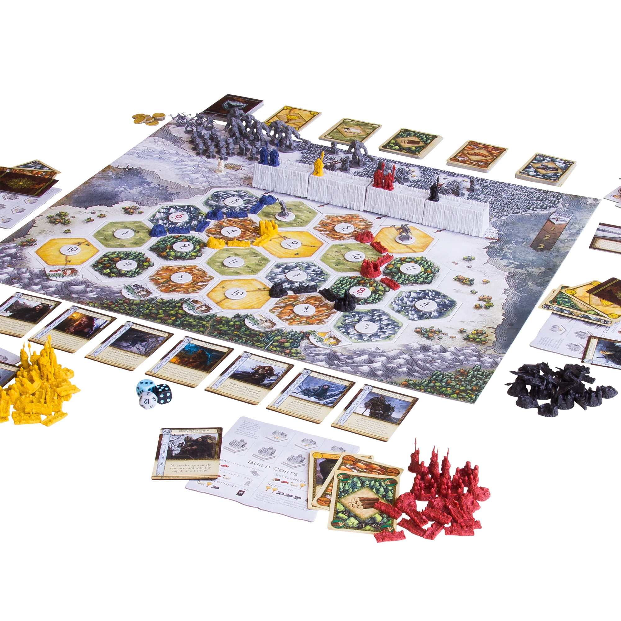 A Game of Thrones Catan: Brotherhood of The Watch Strategy Board Game for Ages 14 and up, from Asmodee