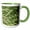 Green/White, variant on 3drose, Weeds Growing and Shot Up Close in the Wind on Green, 11oz Magic Transforming Mug