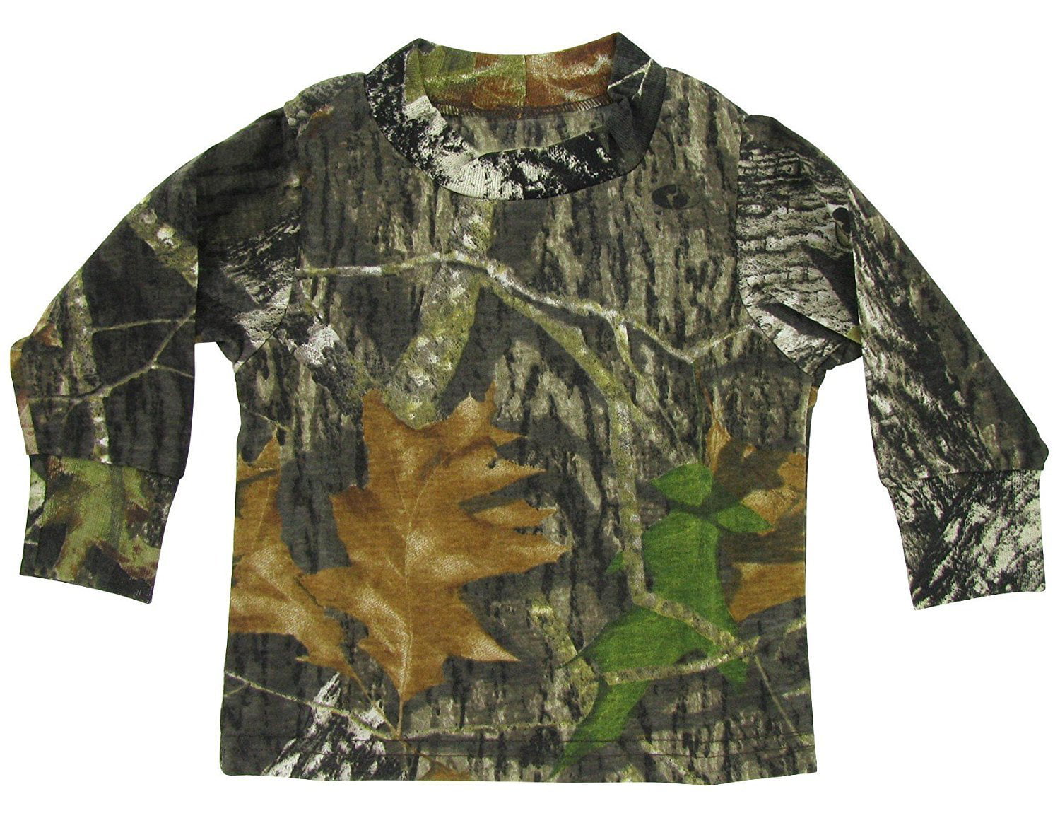 NEW M LG XL Russell Junior Mossy Oak Explorer Long Sleeve Shirt Youth Kids Child 