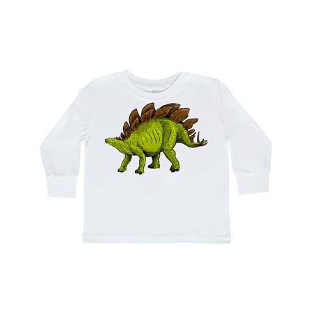 

Inktastic Smiling Stegosaurus Gift Toddler Boy or Toddler Girl Long Sleeve T-Shirt
