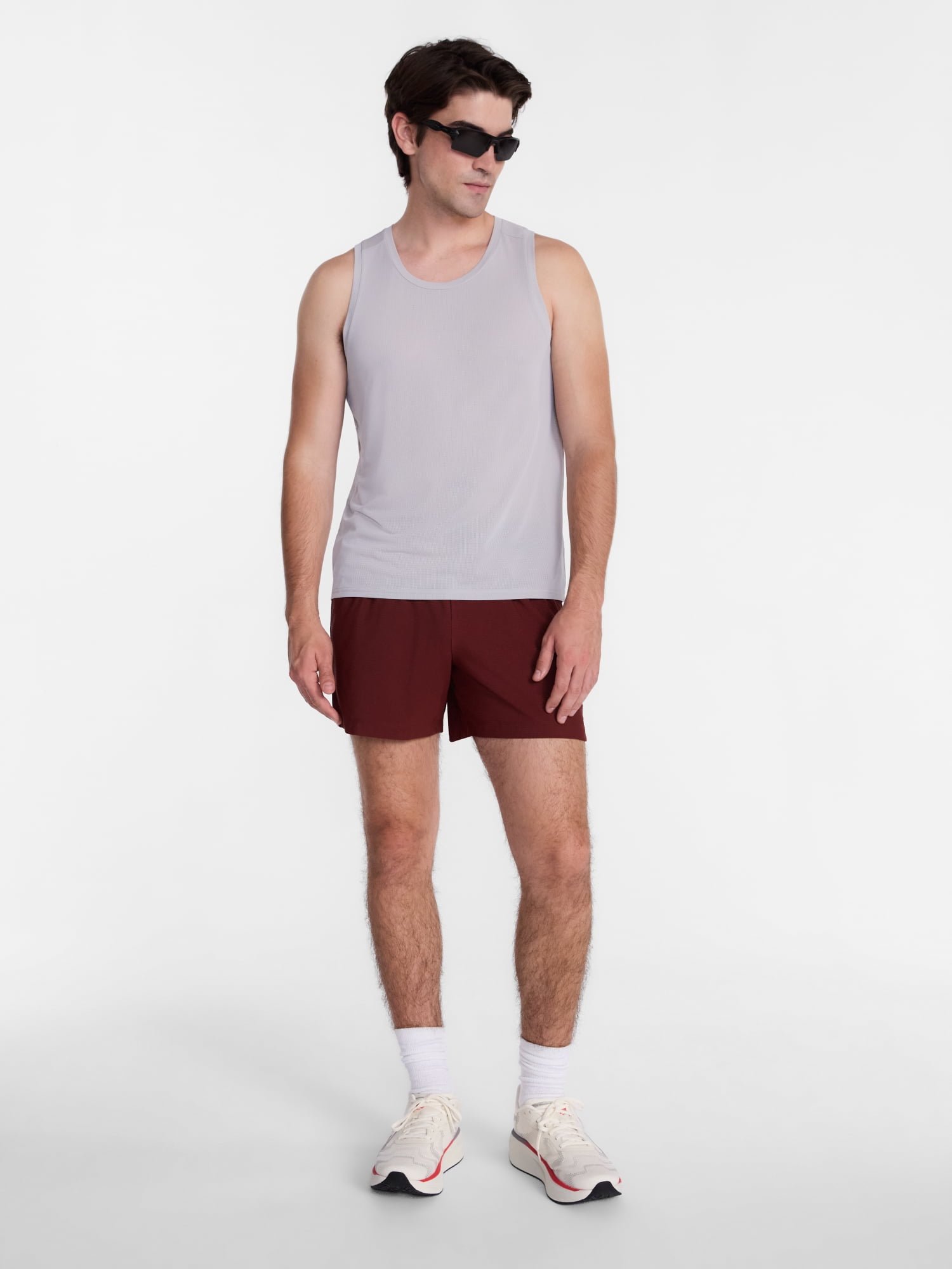 Avia Men's and Big Men's Performance Textured Shorts, 5'' Inseam, Sizes XS-5XB