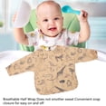 thumbnail image 4 of Long Sleeve  Waterproof Sleeved Bib Toddler Soft Bib Toddler Waterproof Bib Full Sleeve Bib Long Sleeve  Small Size Cartoon Pattern Waterproof Toddler Soft Bib For Having Meals, 4 of 8