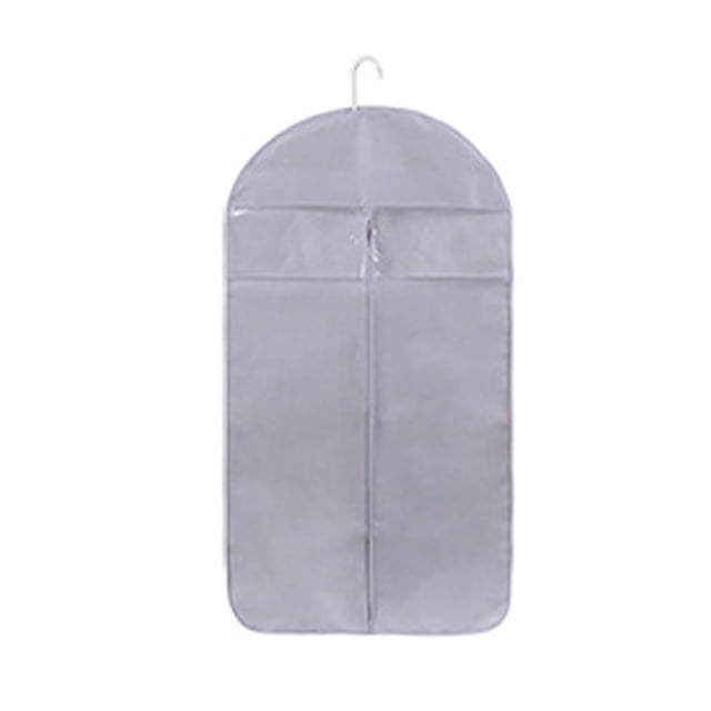 Garment Bag Organizer Storage with Clear Windows Garment Rack Cover Well-Sealed Hanging Closet Cover for Suits Coats Jackets